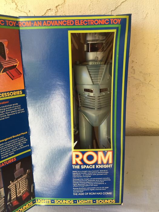ROM The Space Knight Action Figure Advanced Electronic Toy Robot Parker Brothers New In Box 1979 [Photo 7]