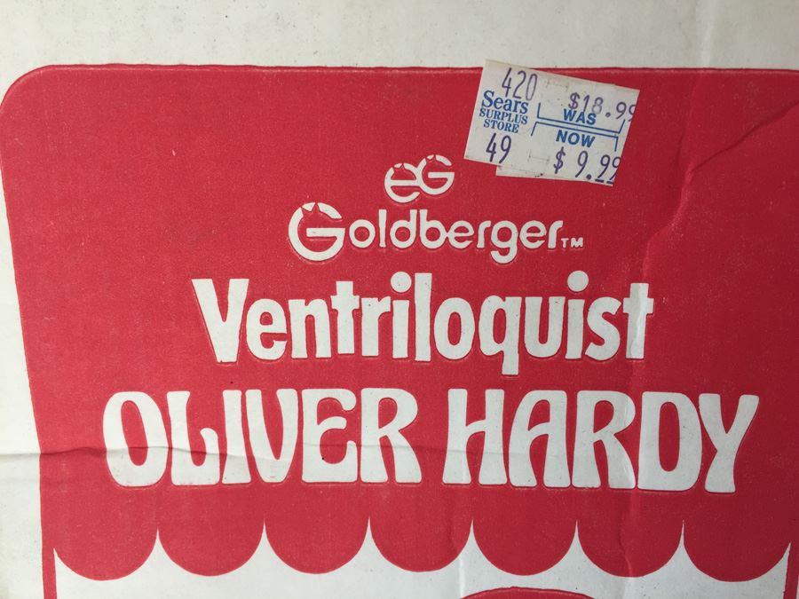 Ventriloquist Doll Oliver Hardy 1983 Laurel & Hardy EG Goldberger Doll New In Box [Photo 4]