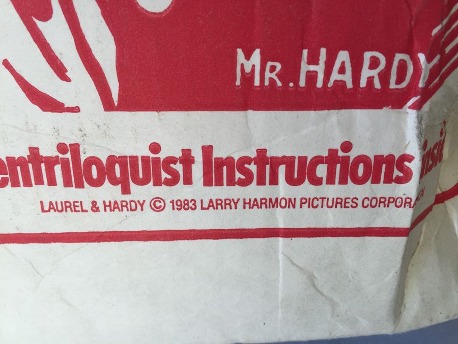 Ventriloquist Doll Oliver Hardy 1983 Laurel & Hardy EG Goldberger Doll New In Box [Photo 5]