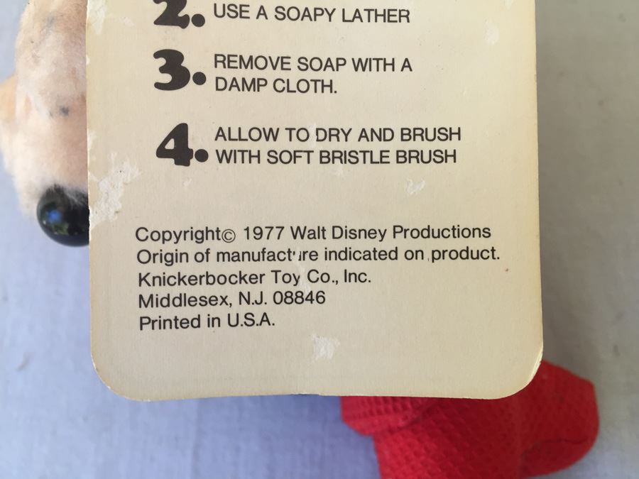 Mickey Mouse Club Goofy Plush Toy Doll Knickerbocker Walt Disney 1977 [Photo 6]
