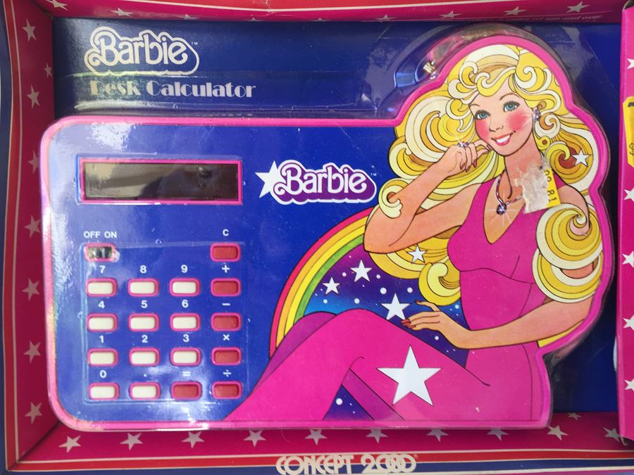 Barbie Desk Calculator Mattel New In Box 1980 [Photo 2]