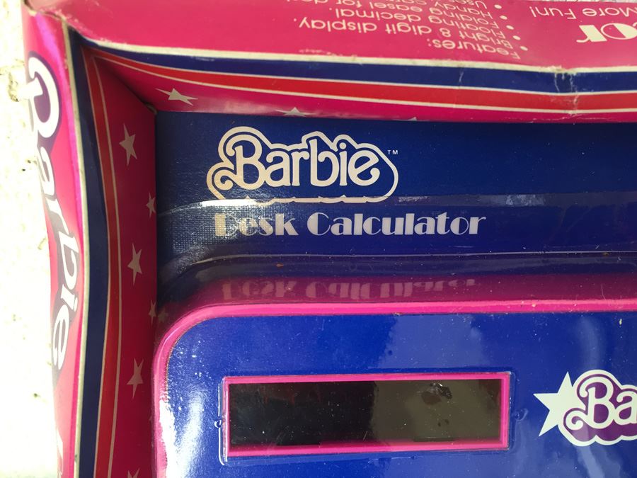 Barbie Desk Calculator Mattel New In Box 1980 [Photo 4]