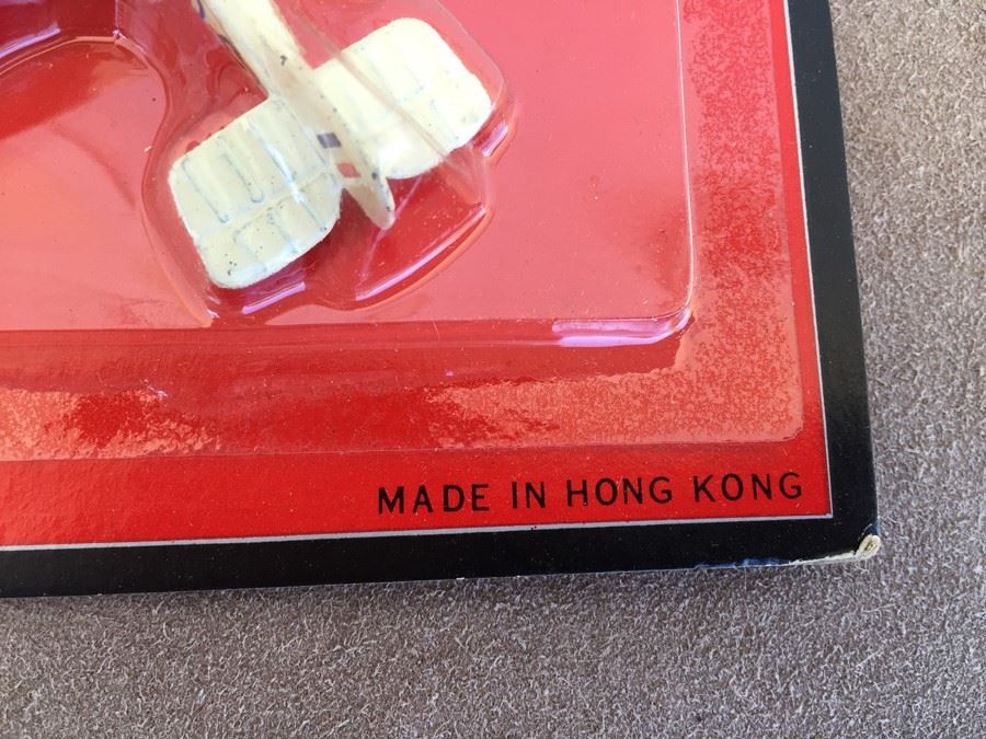 (9) Mini Fighter Die-Cast Metal Planes Helicopter Hong Kong New On Card [Photo 7]