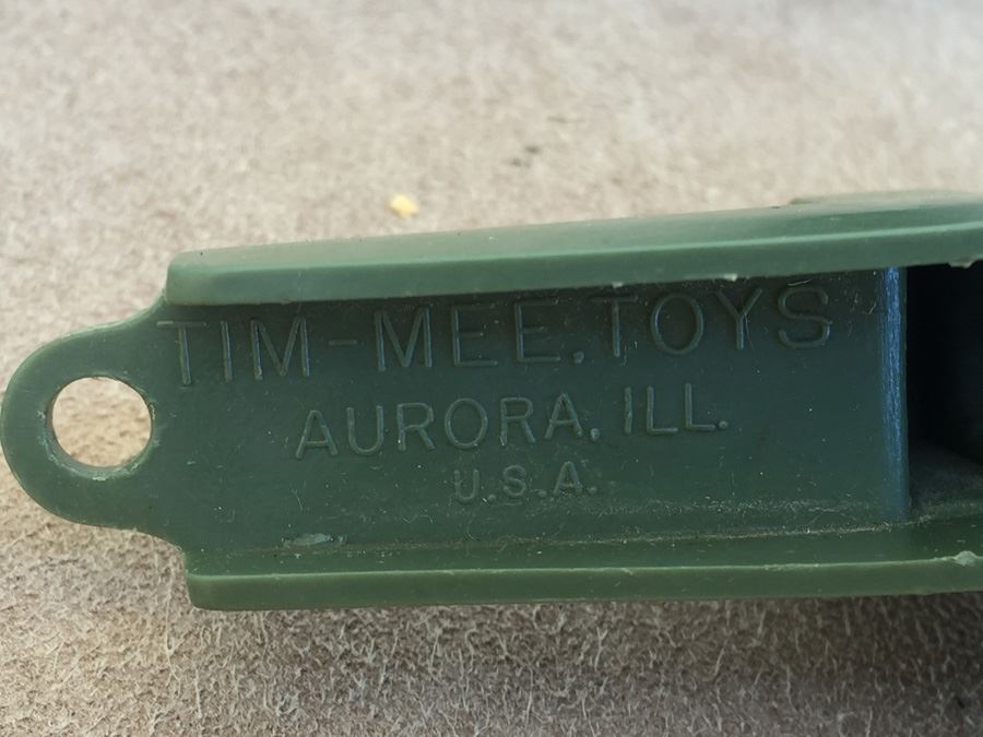 Vintage Plastic Army Men Tank Jeep Truck Tim-Mee Toys Note Damage To Tank Turret [Photo 12]