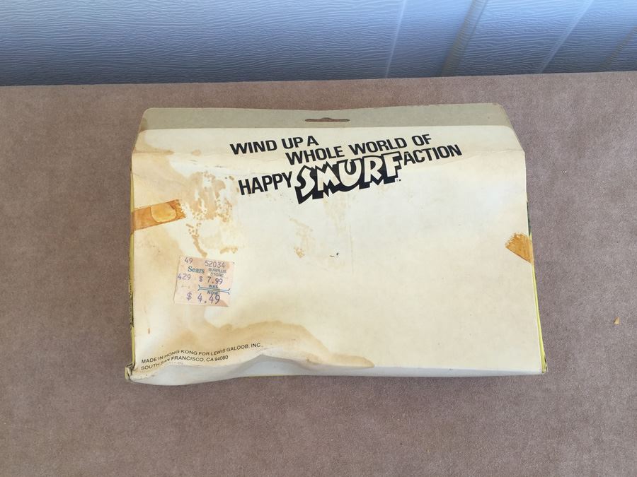 Walking Wind Up Smurfs Galoob Peyo 1982 New In Box [Photo 6]