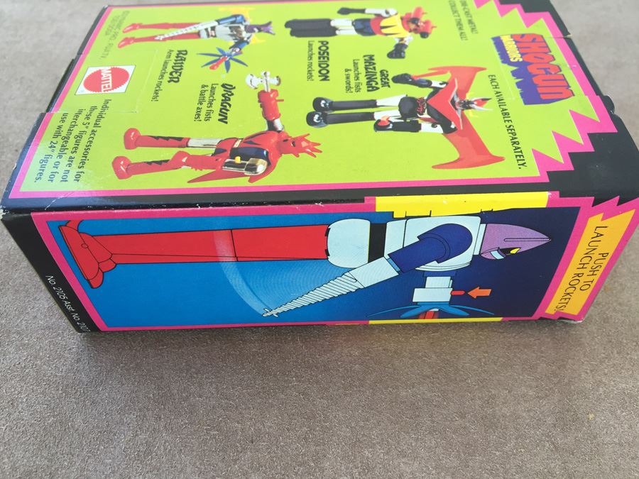 SHOGUN WARRIORS Raider Arm Launches Rocket Mattel New In Box 1977 [Photo 9]