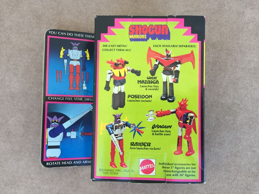 SHOGUN WARRIORS Raider Arm Launches Rocket Mattel New In Box 1977 [Photo 7]