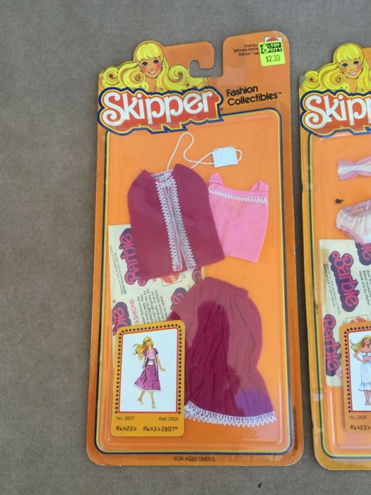Skipper Fashion Collectibles Doll Clothes Mattel New On Card 1975 1978 [Photo 3]