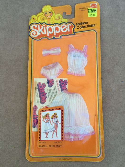 Skipper Fashion Collectibles Doll Clothes Mattel New On Card 1975 1978 [Photo 8]