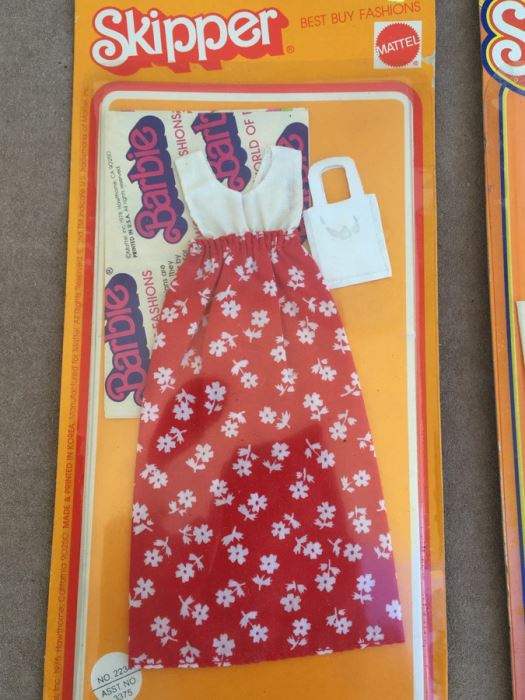 Skipper Fashion Collectibles Doll Clothes Mattel New On Card 1975 1978 [Photo 2]