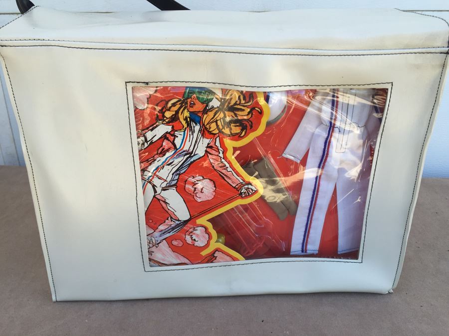 Action Team Set With Action Girl Super Sandy Action Figure, Ski Racing Set, Unterwasser Set And Wind-Driver Set All New In Box With Carrying Case 1975 Hasbro Made In Germany Estimate $350 [Photo 6]