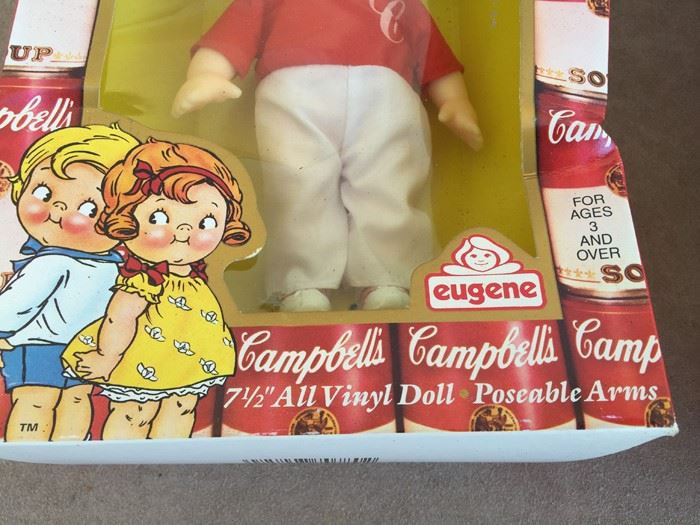 Campbell Kid Collectible 7 1/2' Vinyl Dolls New In Box Eugene 1984 [Photo 7]