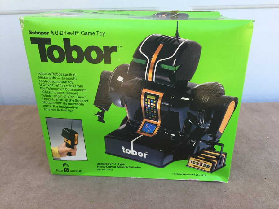 Tobor Robot Remote Controlled Schaper New In Box 1978