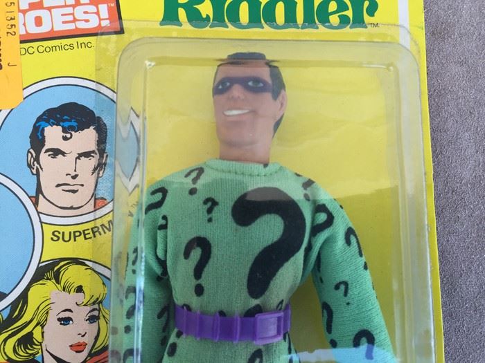 Riddler 8 Inch Action Figure Mego New On Card 1977 [Photo 4]