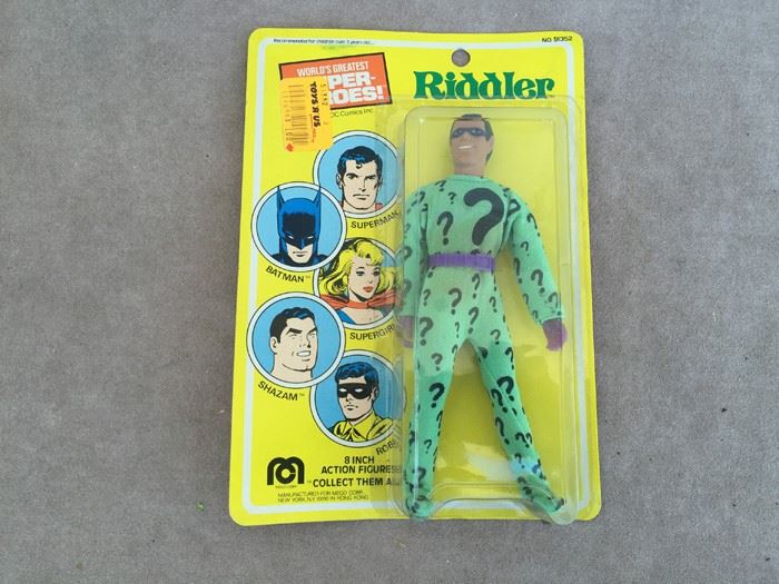 Riddler 8 Inch Action Figure Mego New On Card 1977 [Photo 1]