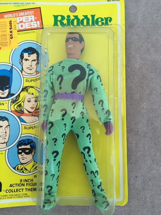 Riddler 8 Inch Action Figure Mego New On Card 1977 [Photo 5]