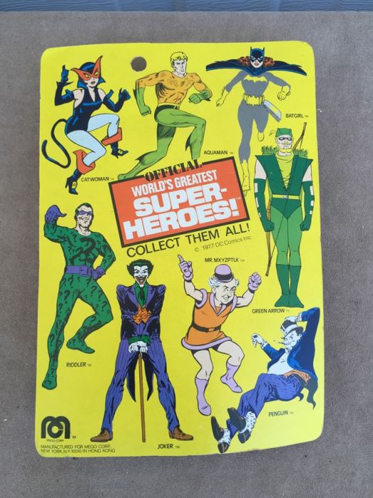 Riddler 8 Inch Action Figure Mego New On Card 1977 [Photo 3]