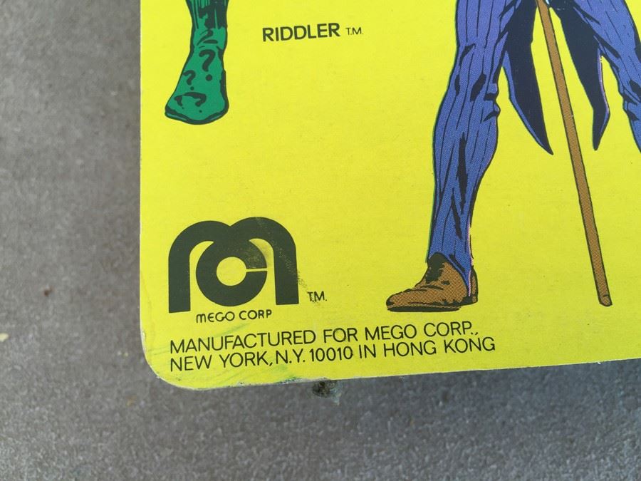 Riddler 8 Inch Action Figure Mego New On Card 1977 [Photo 7]
