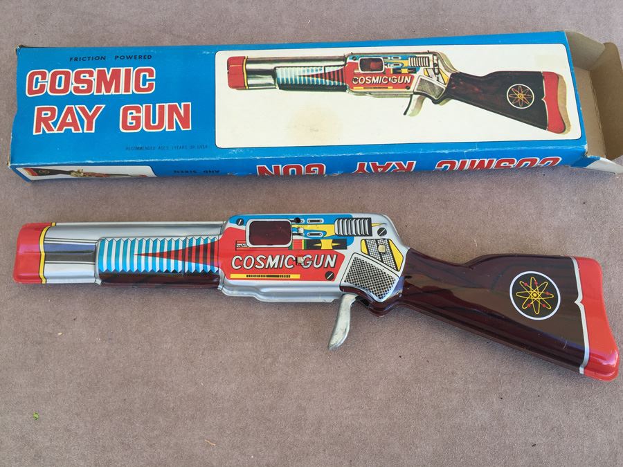 Comic Ray Gun Friction Powered New In Box COTC [Photo 2]