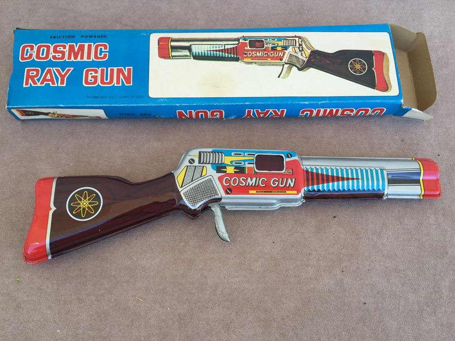 Comic Ray Gun Friction Powered New In Box COTC [Photo 10]