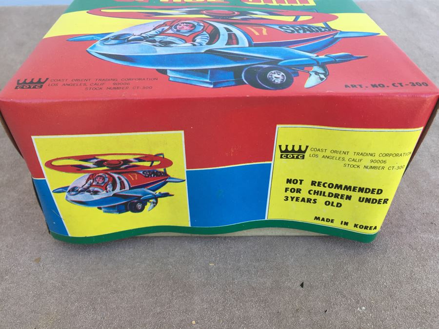 Space Ship Wind-Up U-Turn Action New In Box CT-300 COTC [Photo 4]