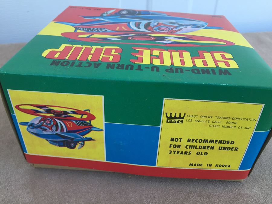 Space Ship Wind-Up U-Turn Action New In Box CT-300 COTC [Photo 8]