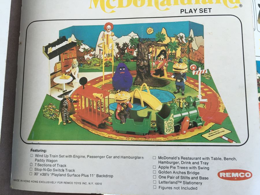 (7) Complete Set Of Vintage McDonaldland Characters McDonalds New On Card REMCO 1976 [Photo 30]