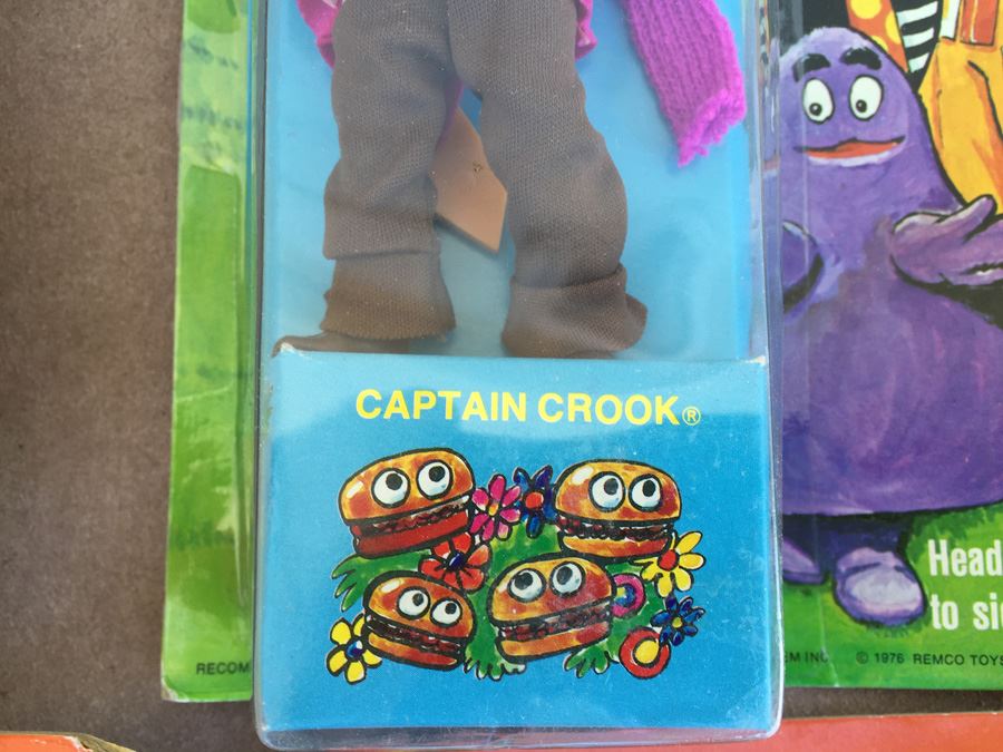 (7) Complete Set Of Vintage McDonaldland Characters McDonalds New On Card REMCO 1976 [Photo 16]