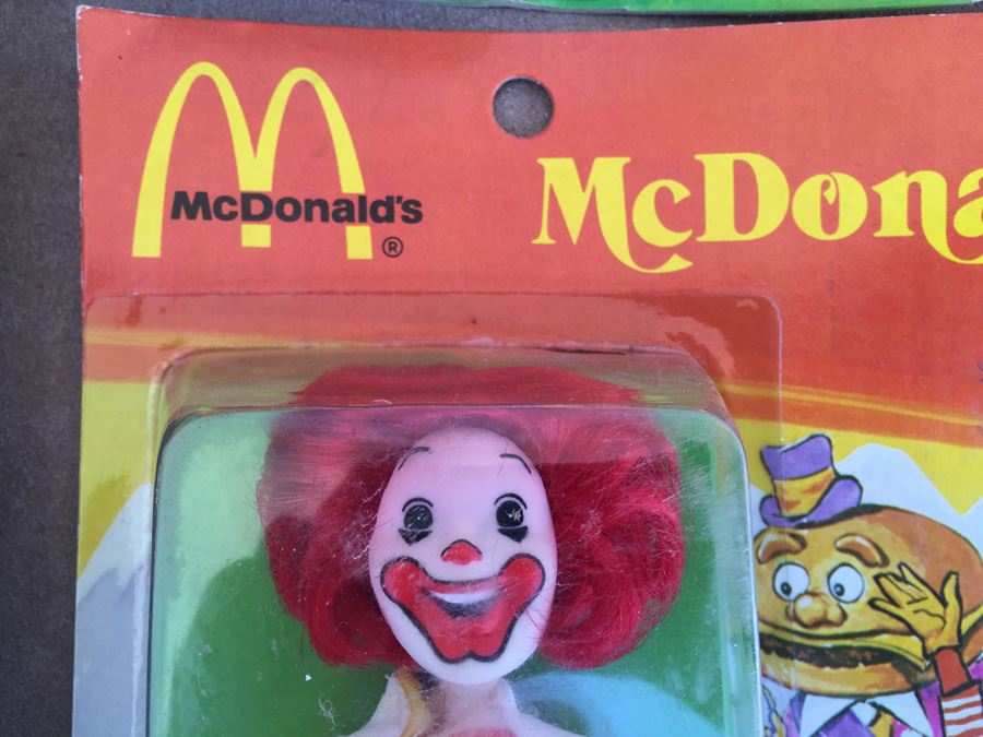 (7) Complete Set Of Vintage McDonaldland Characters McDonalds New On Card REMCO 1976 [Photo 8]