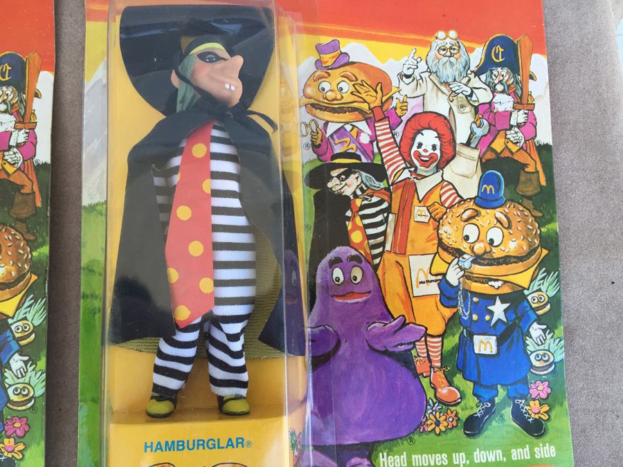 (7) Complete Set Of Vintage McDonaldland Characters McDonalds New On Card REMCO 1976 [Photo 12]