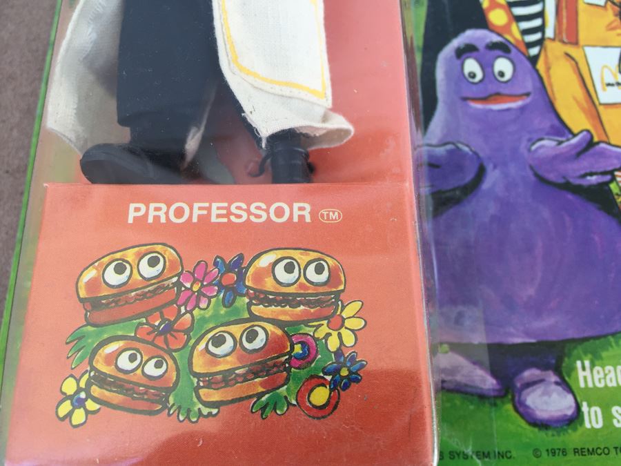 (7) Complete Set Of Vintage McDonaldland Characters McDonalds New On Card REMCO 1976 [Photo 25]