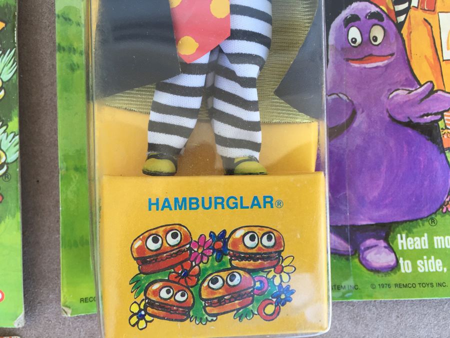 (7) Complete Set Of Vintage McDonaldland Characters McDonalds New On Card REMCO 1976 [Photo 10]
