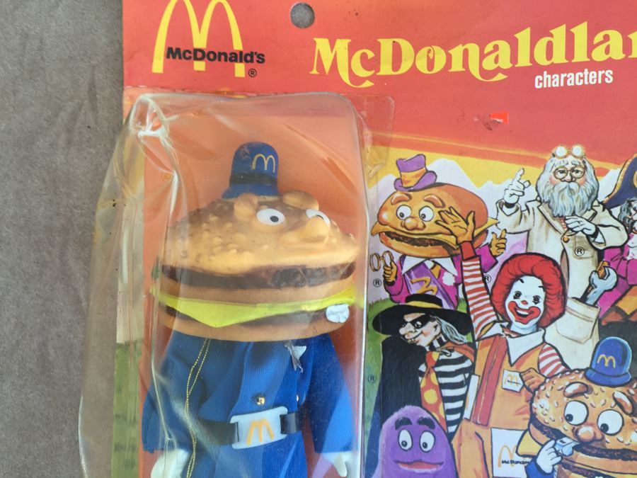 (7) Complete Set Of Vintage McDonaldland Characters McDonalds New On Card REMCO 1976 [Photo 20]
