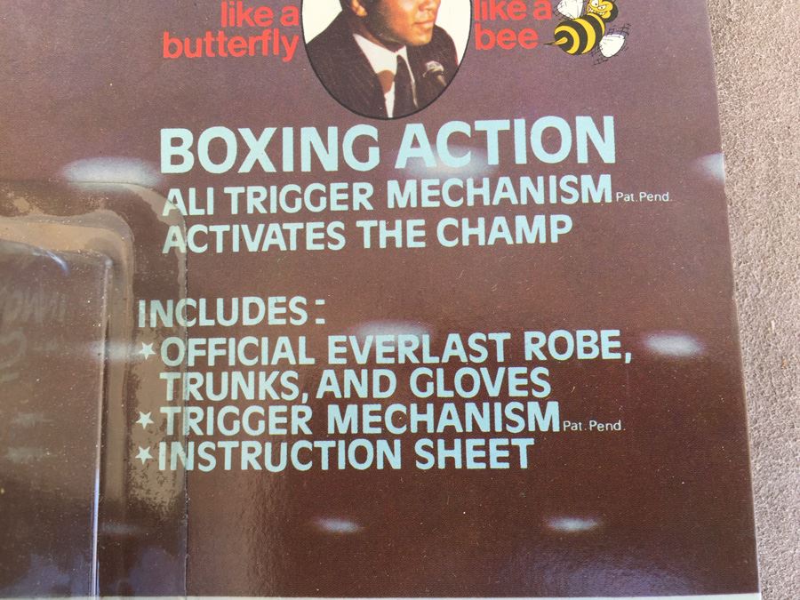 Muhammad Ali The Champ Boxing Action Figure Mego New On Card 1976 [Photo 6]