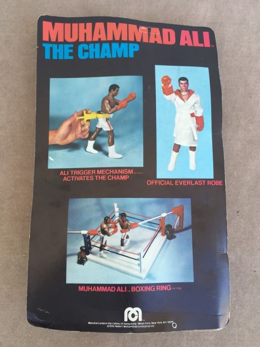Muhammad Ali The Champ Boxing Action Figure Mego New On Card 1976 [Photo 3]