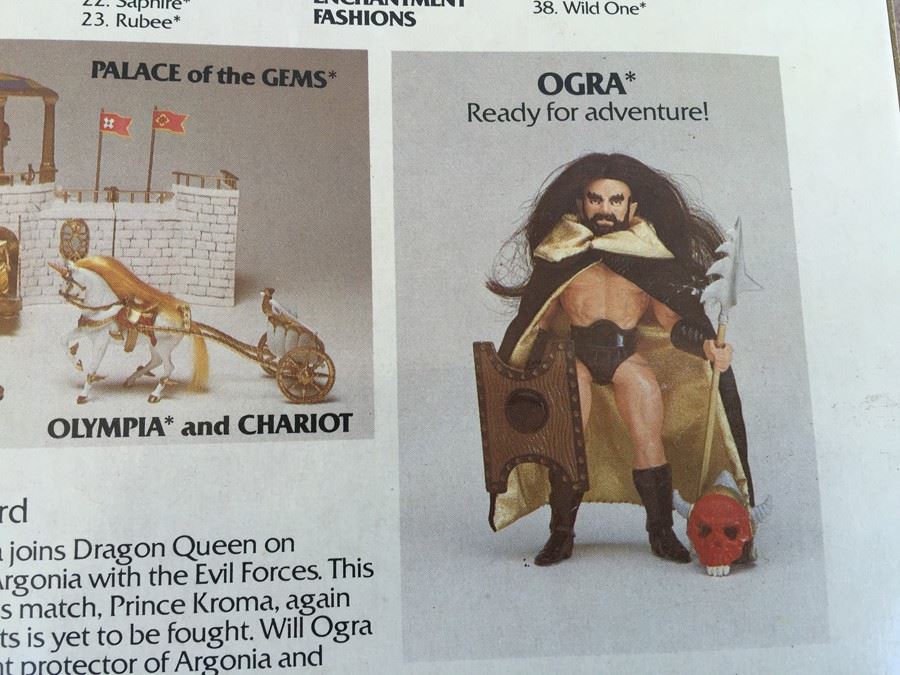 Golden Girl Ogra Action Figure Skull-Masked Barbarian Warlord Galoob New In Box 1984 [Photo 7]