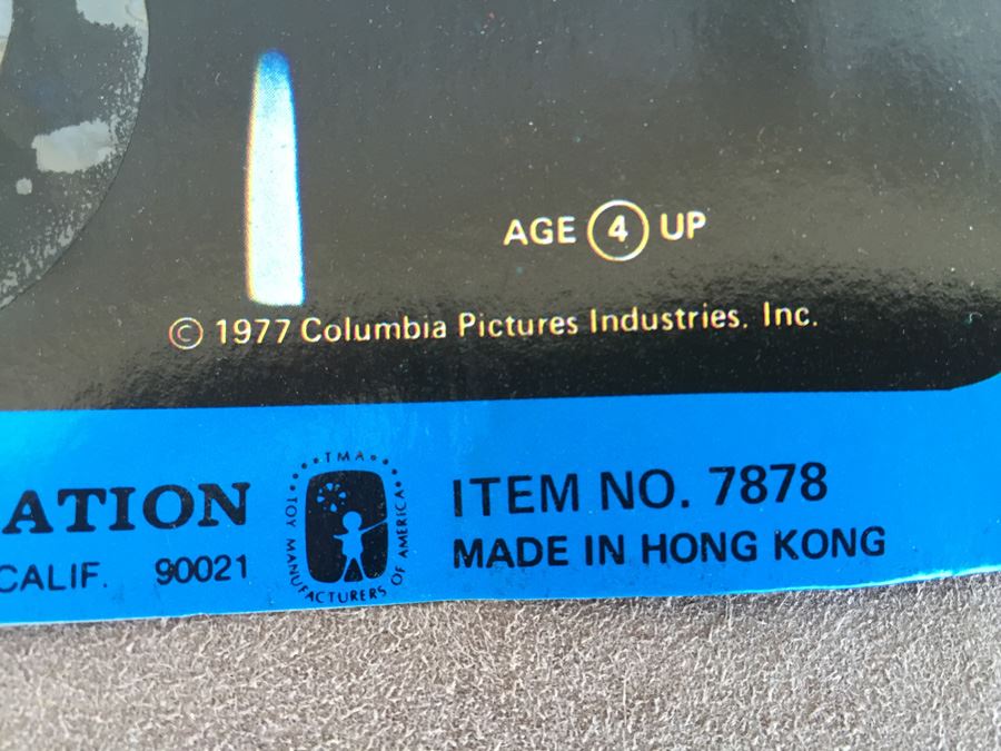 Close Encounters Of The Third Kind Authentic Bendable Extra Terrestrial Figure New On Card Imperial Toy Corporation 1977 [Photo 6]