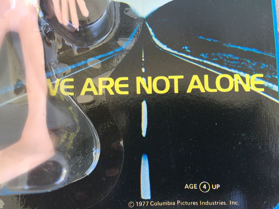 Close Encounters Of The Third Kind Authentic Bendable Extra Terrestrial Figure New On Card Imperial Toy Corporation 1977 [Photo 5]