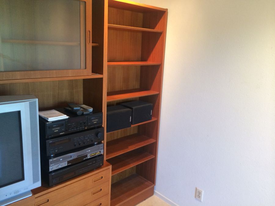 Danish Poul Hundevad Teak Mid-Century Modern Wall Unit [Photo 6]