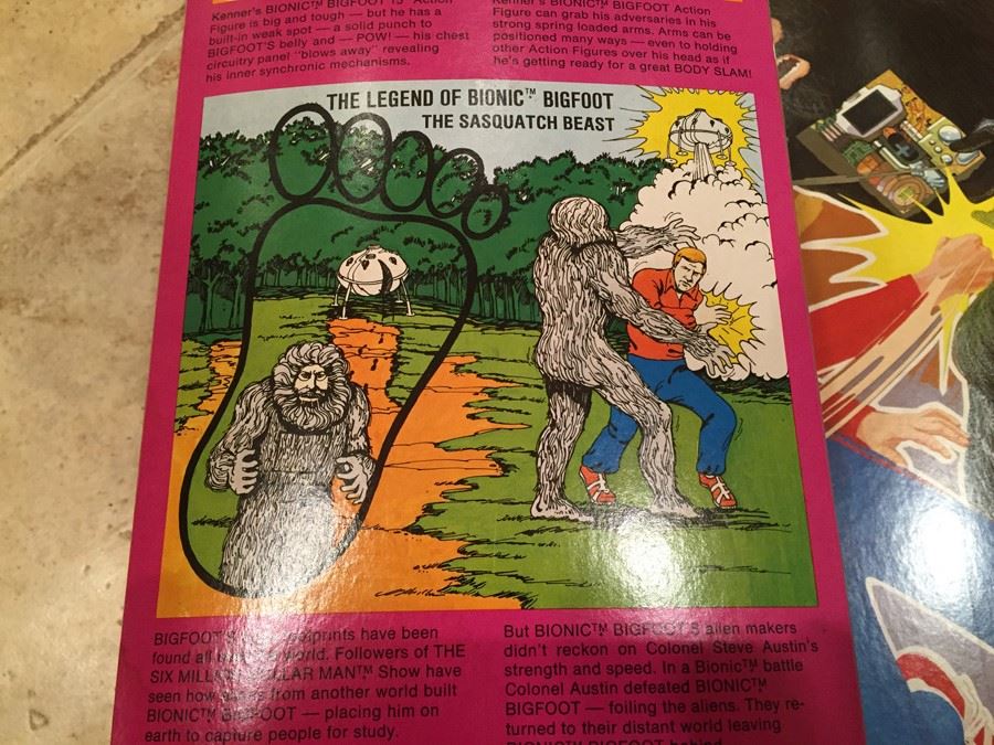 The Six Million Dollar Man Bionic Bigfoot The Sasquatch Beast Kenner New In Box 1978 Estimate $550 [Photo 8]