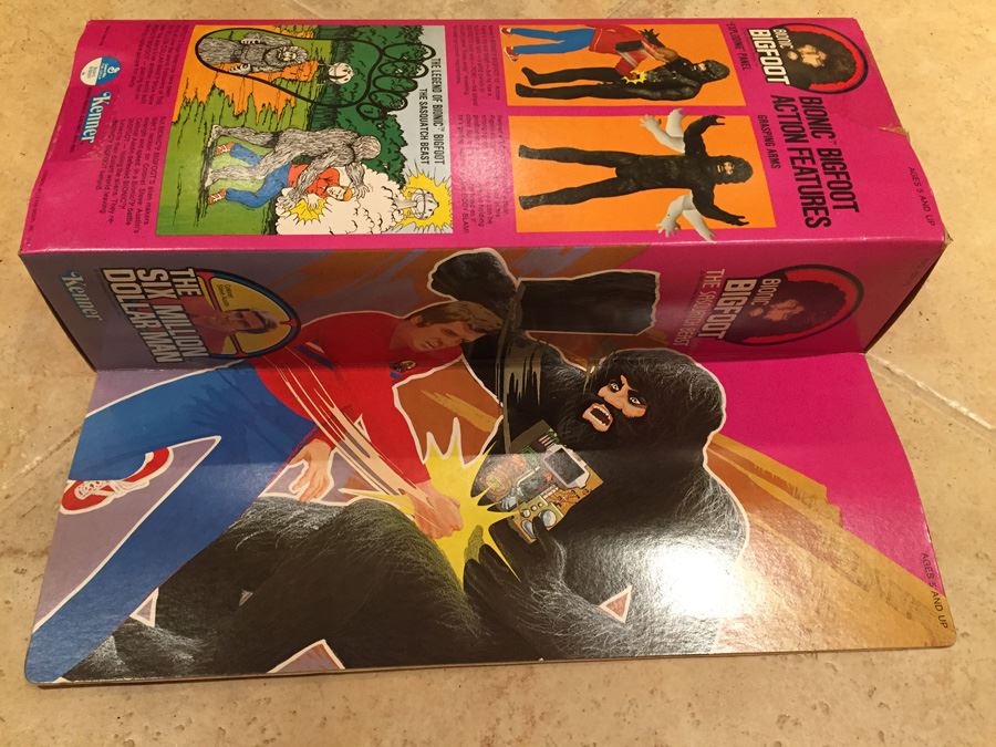 The Six Million Dollar Man Bionic Bigfoot The Sasquatch Beast Kenner New In Box 1978 Estimate $550 [Photo 10]