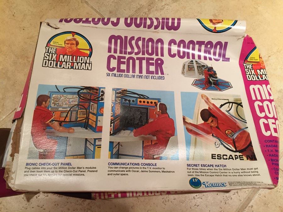 The Six Million Dollar Man Mission Control Center In Box Kenner 1976 [Photo 9]
