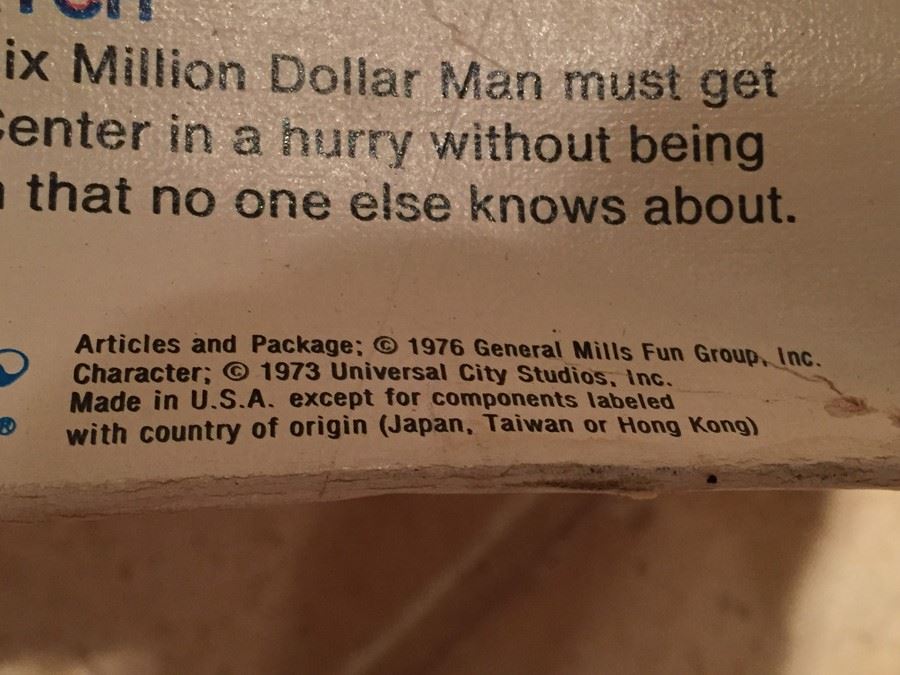 The Six Million Dollar Man Mission Control Center In Box Kenner 1976 [Photo 10]