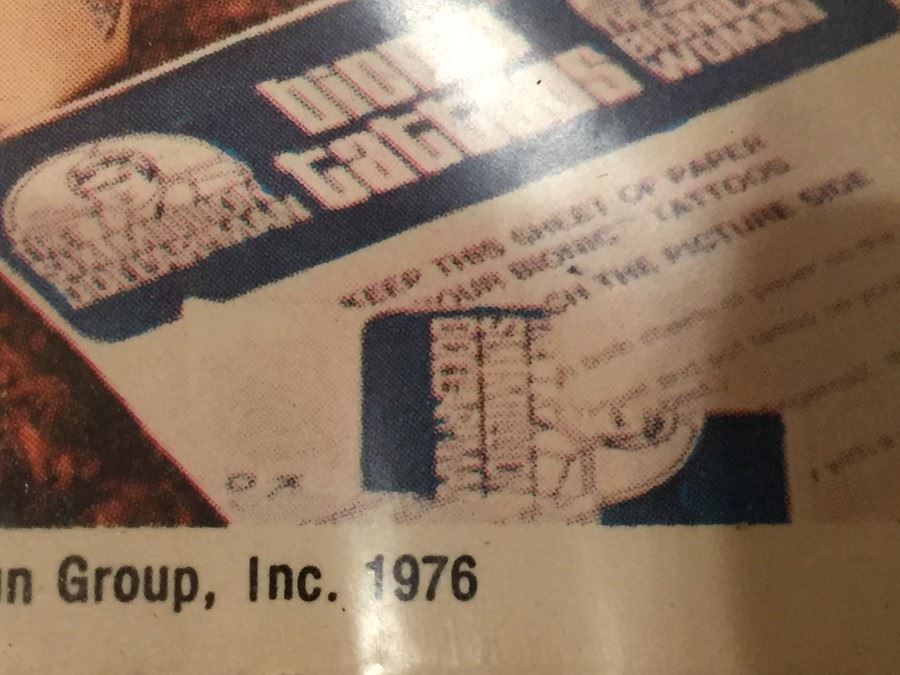 The Six Million Dollar Man Bionic Tattoos And Stickers New Sealed Kenner 1976 [Photo 8]