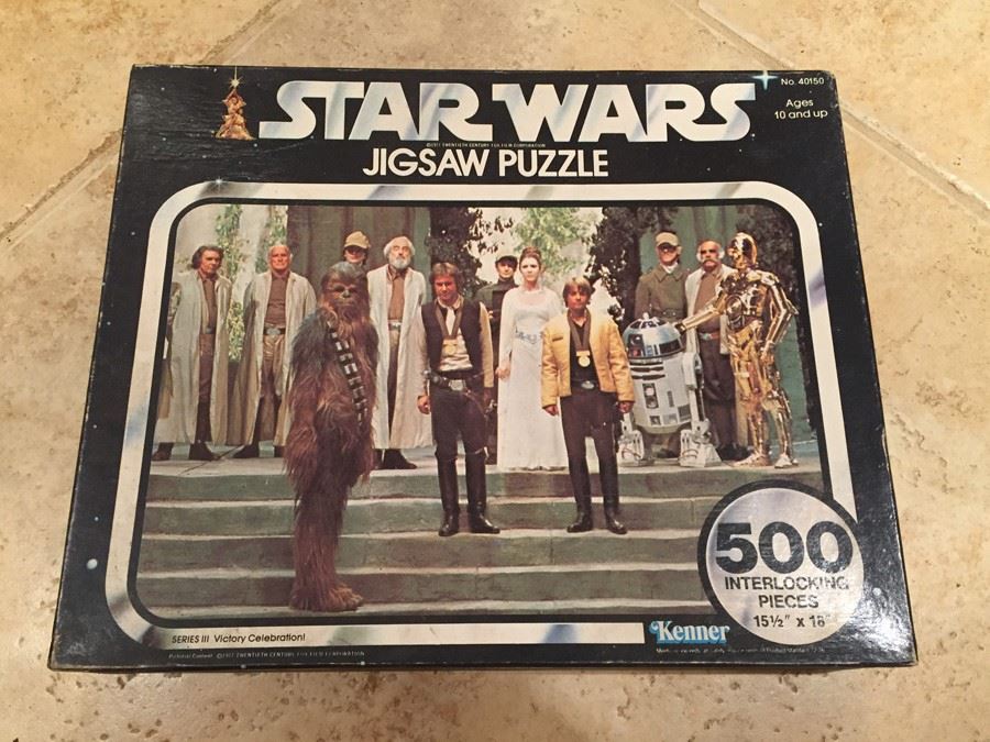 STAR WARS Jigsaw Puzzle Series III Victory Celebration! In Box Kenner 1977 [Photo 1]
