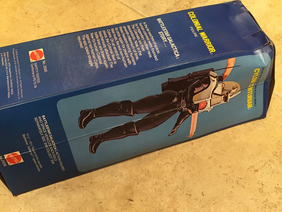 Battlestar Galatica Colonial Warrior Figure Battery Operated New In Box Mattel 1978 [Photo 10]