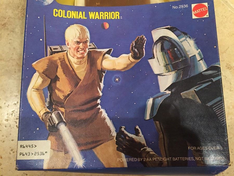 Battlestar Galatica Colonial Warrior Figure Battery Operated New In Box Mattel 1978 [Photo 2]