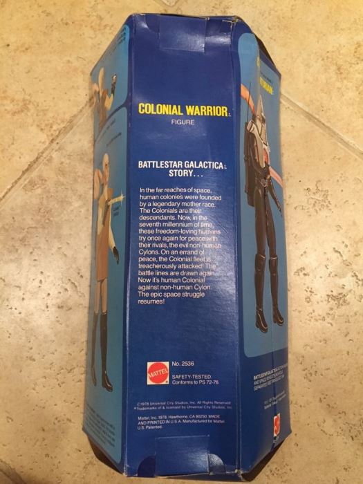 Battlestar Galatica Colonial Warrior Figure Battery Operated New In Box Mattel 1978 [Photo 3]
