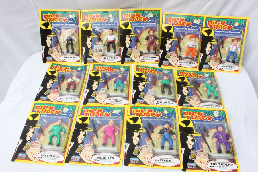 Dick Tracy Action Figures New On Card Playmates 1990 [Photo 4]