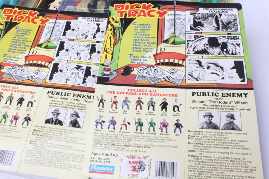 Dick Tracy Action Figures New On Card Playmates 1990 [Photo 7]
